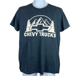 Chevy Trucks Short Sleeve Tee Shirt Size Medium Blue